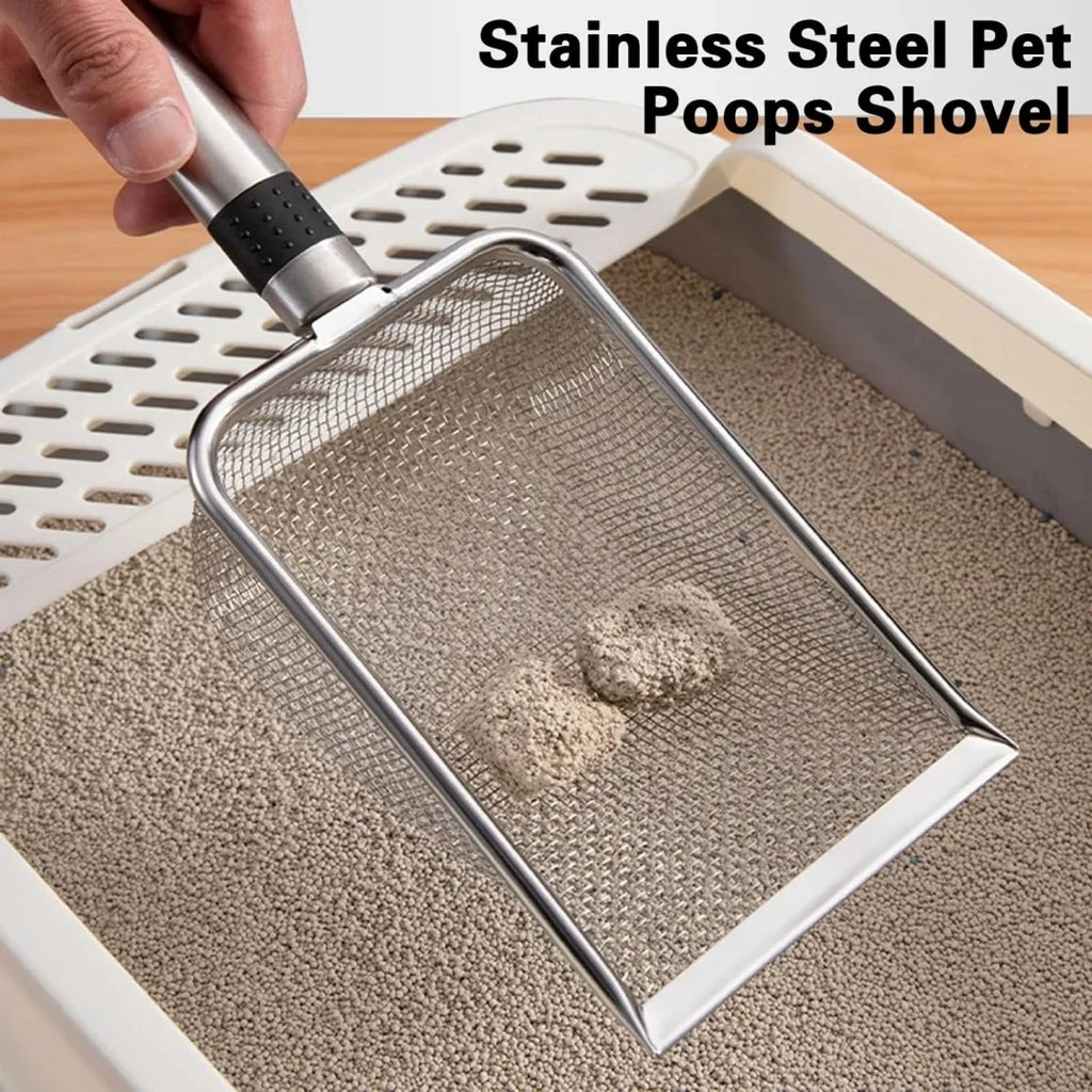 Stainless steel scoop detail 1