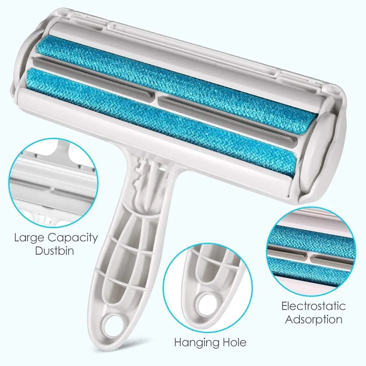Pet hair remover roller detail 2