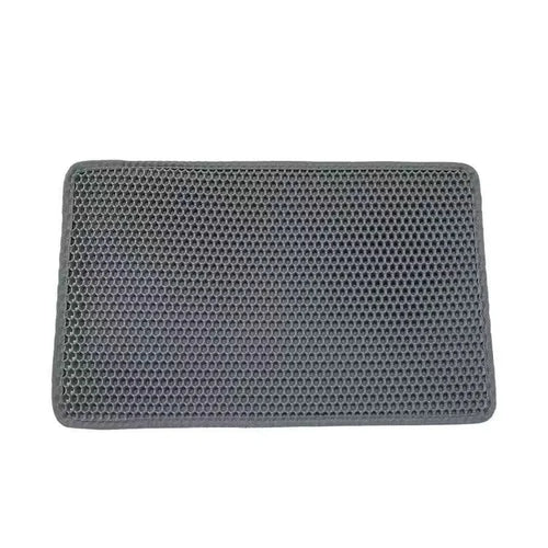 Double layer cat litter mat